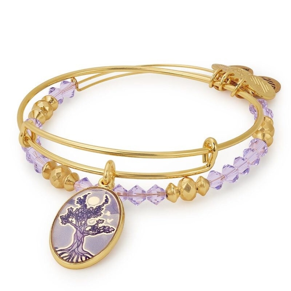 Alex and Ani Tree of Life Art Infusion Bangles Set